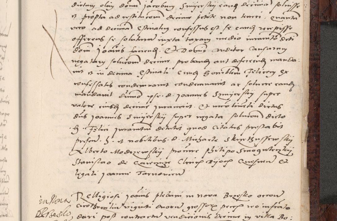 Zdjęcie nr 855 dla obiektu archiwalnego: Acta actorum causar[um sen]tenciarum tam diffinitivarum quam interlocutoriarum et obligacionum coram reverendo domino Benedicto Isdbienski cancellario Gnesnensi, cantore et vicario in spiritualibus generali Craccoviensi ad annum Domini millesimum quingentesimum quadragesimum quartum, cuius indicio est secunda, pontificatus sanctiss[imi] in Christo patris et [domi]ni nostri domini Pauli divina providencia pape tercii feliciter moderni, anno coronancionis eiusdem decimo, continuantur