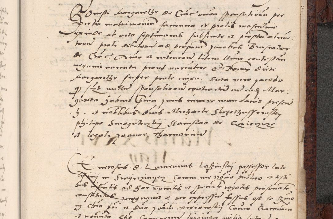Zdjęcie nr 851 dla obiektu archiwalnego: Acta actorum causar[um sen]tenciarum tam diffinitivarum quam interlocutoriarum et obligacionum coram reverendo domino Benedicto Isdbienski cancellario Gnesnensi, cantore et vicario in spiritualibus generali Craccoviensi ad annum Domini millesimum quingentesimum quadragesimum quartum, cuius indicio est secunda, pontificatus sanctiss[imi] in Christo patris et [domi]ni nostri domini Pauli divina providencia pape tercii feliciter moderni, anno coronancionis eiusdem decimo, continuantur