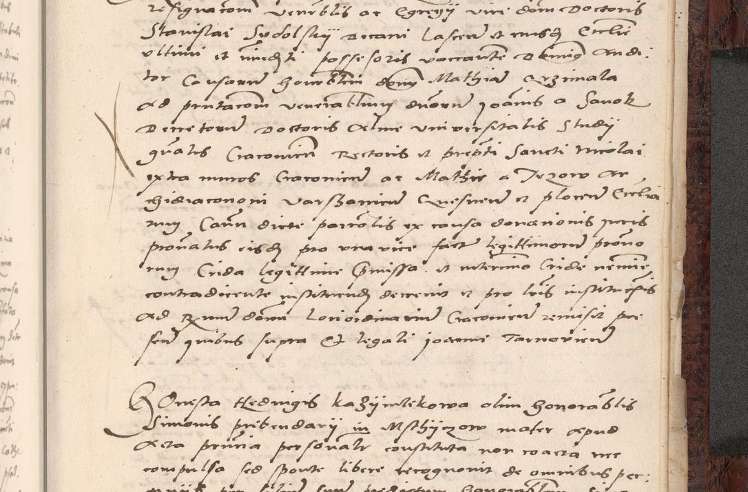Zdjęcie nr 847 dla obiektu archiwalnego: Acta actorum causar[um sen]tenciarum tam diffinitivarum quam interlocutoriarum et obligacionum coram reverendo domino Benedicto Isdbienski cancellario Gnesnensi, cantore et vicario in spiritualibus generali Craccoviensi ad annum Domini millesimum quingentesimum quadragesimum quartum, cuius indicio est secunda, pontificatus sanctiss[imi] in Christo patris et [domi]ni nostri domini Pauli divina providencia pape tercii feliciter moderni, anno coronancionis eiusdem decimo, continuantur