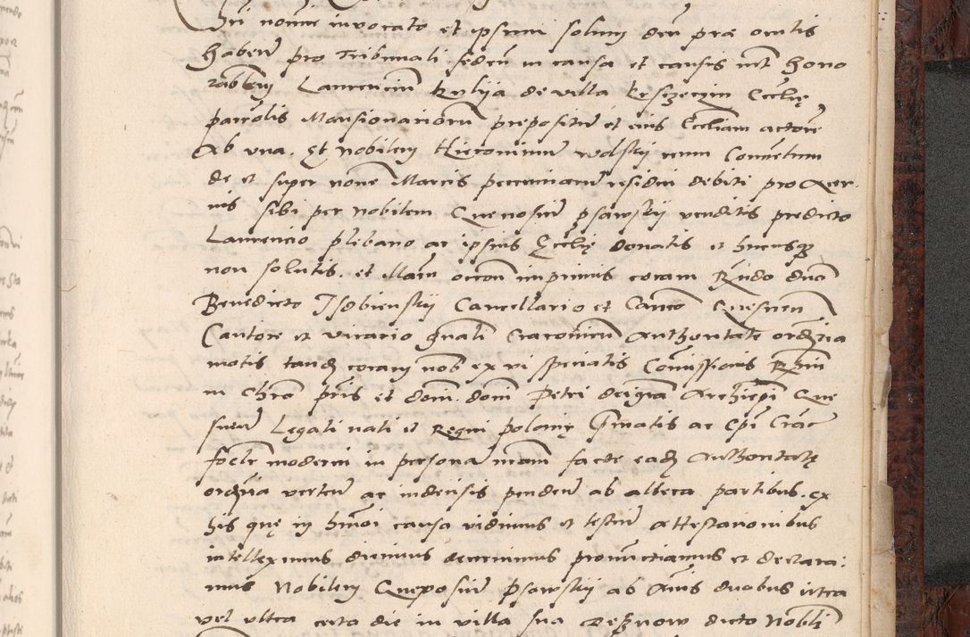 Zdjęcie nr 841 dla obiektu archiwalnego: Acta actorum causar[um sen]tenciarum tam diffinitivarum quam interlocutoriarum et obligacionum coram reverendo domino Benedicto Isdbienski cancellario Gnesnensi, cantore et vicario in spiritualibus generali Craccoviensi ad annum Domini millesimum quingentesimum quadragesimum quartum, cuius indicio est secunda, pontificatus sanctiss[imi] in Christo patris et [domi]ni nostri domini Pauli divina providencia pape tercii feliciter moderni, anno coronancionis eiusdem decimo, continuantur