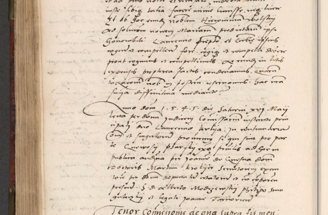 Zdjęcie nr 842 dla obiektu archiwalnego: Acta actorum causar[um sen]tenciarum tam diffinitivarum quam interlocutoriarum et obligacionum coram reverendo domino Benedicto Isdbienski cancellario Gnesnensi, cantore et vicario in spiritualibus generali Craccoviensi ad annum Domini millesimum quingentesimum quadragesimum quartum, cuius indicio est secunda, pontificatus sanctiss[imi] in Christo patris et [domi]ni nostri domini Pauli divina providencia pape tercii feliciter moderni, anno coronancionis eiusdem decimo, continuantur