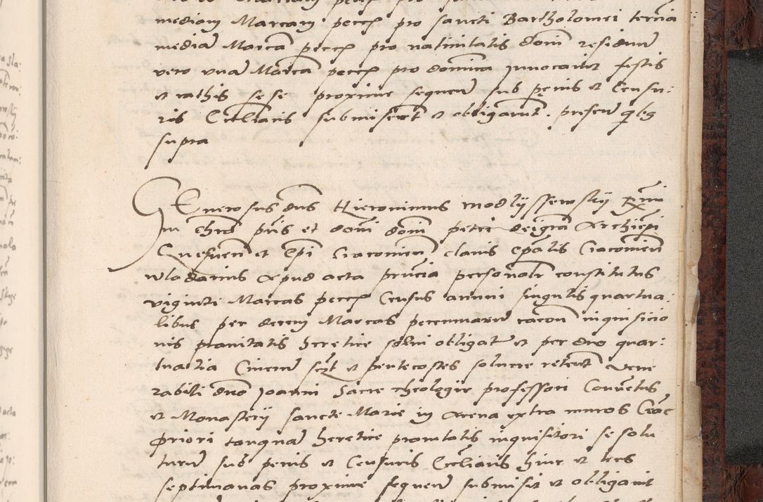 Zdjęcie nr 845 dla obiektu archiwalnego: Acta actorum causar[um sen]tenciarum tam diffinitivarum quam interlocutoriarum et obligacionum coram reverendo domino Benedicto Isdbienski cancellario Gnesnensi, cantore et vicario in spiritualibus generali Craccoviensi ad annum Domini millesimum quingentesimum quadragesimum quartum, cuius indicio est secunda, pontificatus sanctiss[imi] in Christo patris et [domi]ni nostri domini Pauli divina providencia pape tercii feliciter moderni, anno coronancionis eiusdem decimo, continuantur