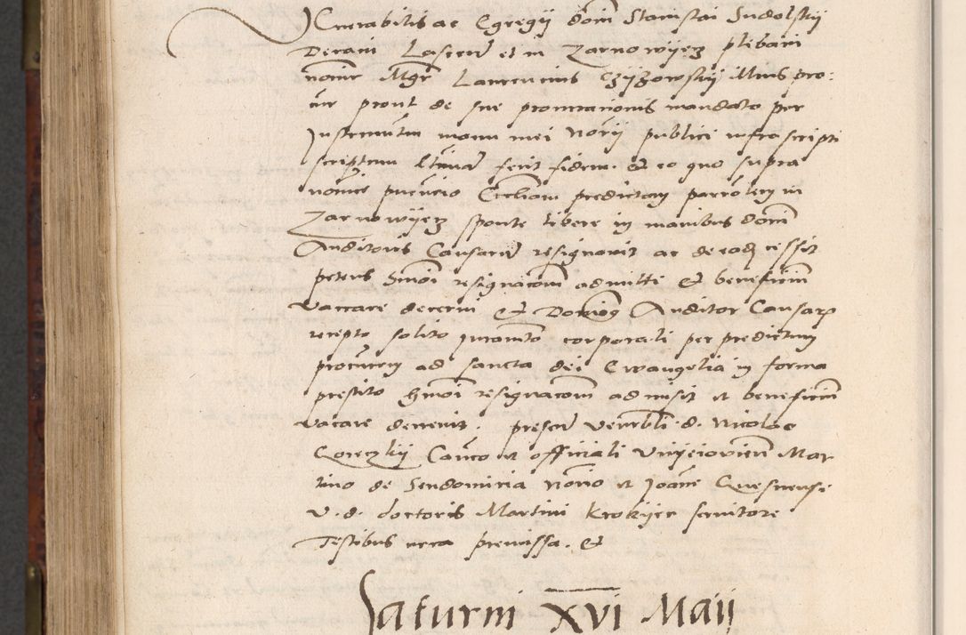 Zdjęcie nr 838 dla obiektu archiwalnego: Acta actorum causar[um sen]tenciarum tam diffinitivarum quam interlocutoriarum et obligacionum coram reverendo domino Benedicto Isdbienski cancellario Gnesnensi, cantore et vicario in spiritualibus generali Craccoviensi ad annum Domini millesimum quingentesimum quadragesimum quartum, cuius indicio est secunda, pontificatus sanctiss[imi] in Christo patris et [domi]ni nostri domini Pauli divina providencia pape tercii feliciter moderni, anno coronancionis eiusdem decimo, continuantur