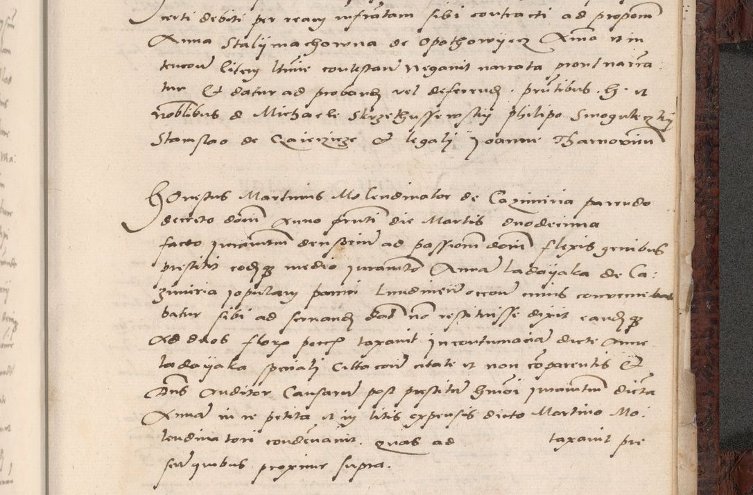 Zdjęcie nr 835 dla obiektu archiwalnego: Acta actorum causar[um sen]tenciarum tam diffinitivarum quam interlocutoriarum et obligacionum coram reverendo domino Benedicto Isdbienski cancellario Gnesnensi, cantore et vicario in spiritualibus generali Craccoviensi ad annum Domini millesimum quingentesimum quadragesimum quartum, cuius indicio est secunda, pontificatus sanctiss[imi] in Christo patris et [domi]ni nostri domini Pauli divina providencia pape tercii feliciter moderni, anno coronancionis eiusdem decimo, continuantur