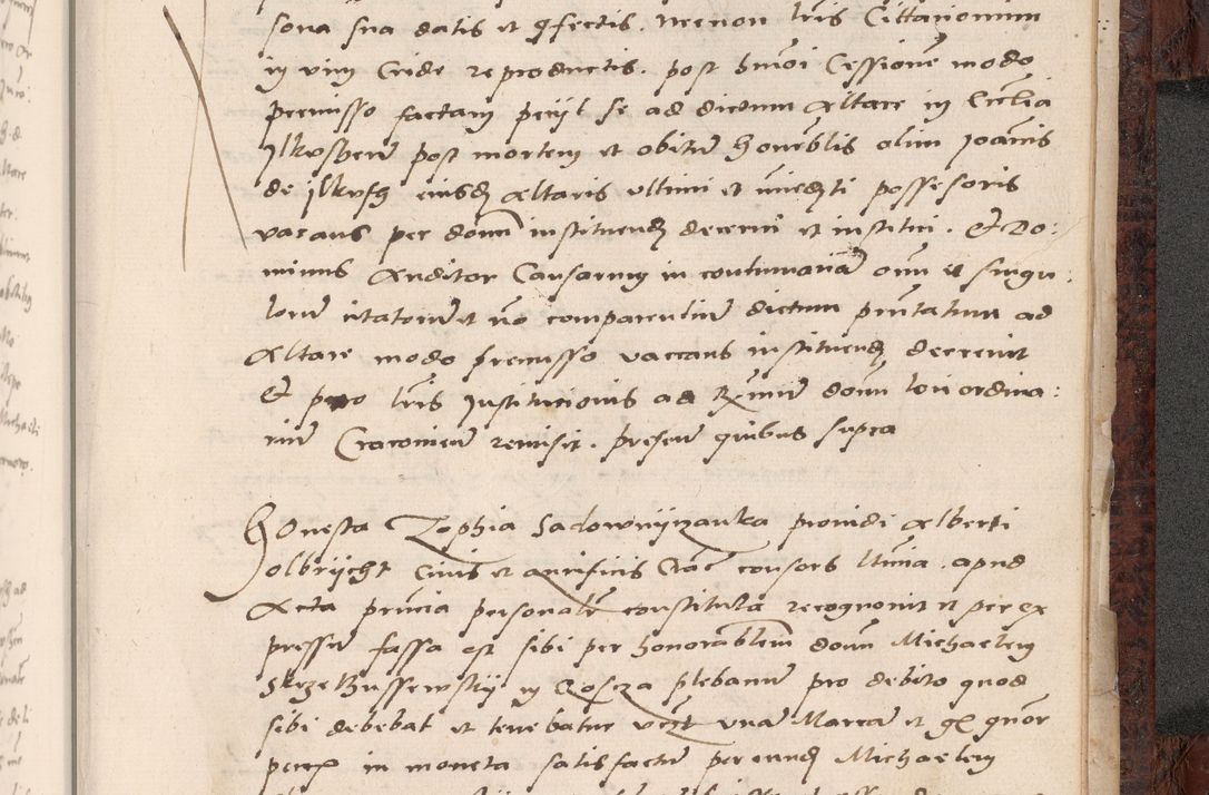 Zdjęcie nr 833 dla obiektu archiwalnego: Acta actorum causar[um sen]tenciarum tam diffinitivarum quam interlocutoriarum et obligacionum coram reverendo domino Benedicto Isdbienski cancellario Gnesnensi, cantore et vicario in spiritualibus generali Craccoviensi ad annum Domini millesimum quingentesimum quadragesimum quartum, cuius indicio est secunda, pontificatus sanctiss[imi] in Christo patris et [domi]ni nostri domini Pauli divina providencia pape tercii feliciter moderni, anno coronancionis eiusdem decimo, continuantur
