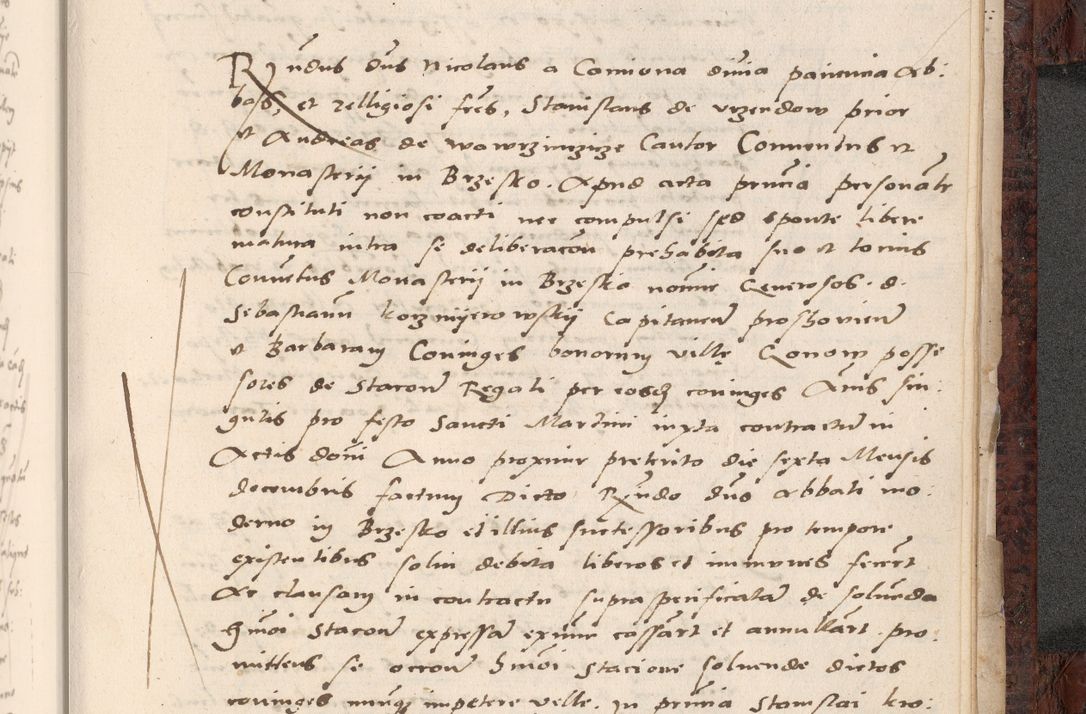 Zdjęcie nr 831 dla obiektu archiwalnego: Acta actorum causar[um sen]tenciarum tam diffinitivarum quam interlocutoriarum et obligacionum coram reverendo domino Benedicto Isdbienski cancellario Gnesnensi, cantore et vicario in spiritualibus generali Craccoviensi ad annum Domini millesimum quingentesimum quadragesimum quartum, cuius indicio est secunda, pontificatus sanctiss[imi] in Christo patris et [domi]ni nostri domini Pauli divina providencia pape tercii feliciter moderni, anno coronancionis eiusdem decimo, continuantur