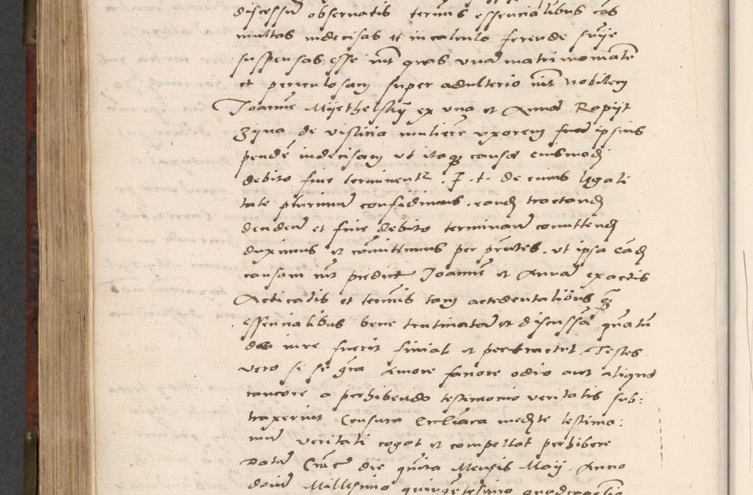 Zdjęcie nr 830 dla obiektu archiwalnego: Acta actorum causar[um sen]tenciarum tam diffinitivarum quam interlocutoriarum et obligacionum coram reverendo domino Benedicto Isdbienski cancellario Gnesnensi, cantore et vicario in spiritualibus generali Craccoviensi ad annum Domini millesimum quingentesimum quadragesimum quartum, cuius indicio est secunda, pontificatus sanctiss[imi] in Christo patris et [domi]ni nostri domini Pauli divina providencia pape tercii feliciter moderni, anno coronancionis eiusdem decimo, continuantur