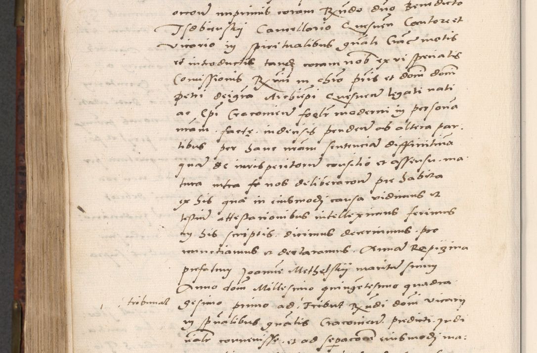 Zdjęcie nr 828 dla obiektu archiwalnego: Acta actorum causar[um sen]tenciarum tam diffinitivarum quam interlocutoriarum et obligacionum coram reverendo domino Benedicto Isdbienski cancellario Gnesnensi, cantore et vicario in spiritualibus generali Craccoviensi ad annum Domini millesimum quingentesimum quadragesimum quartum, cuius indicio est secunda, pontificatus sanctiss[imi] in Christo patris et [domi]ni nostri domini Pauli divina providencia pape tercii feliciter moderni, anno coronancionis eiusdem decimo, continuantur