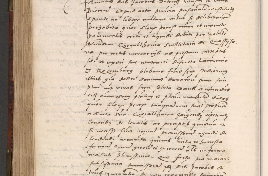 Zdjęcie nr 824 dla obiektu archiwalnego: Acta actorum causar[um sen]tenciarum tam diffinitivarum quam interlocutoriarum et obligacionum coram reverendo domino Benedicto Isdbienski cancellario Gnesnensi, cantore et vicario in spiritualibus generali Craccoviensi ad annum Domini millesimum quingentesimum quadragesimum quartum, cuius indicio est secunda, pontificatus sanctiss[imi] in Christo patris et [domi]ni nostri domini Pauli divina providencia pape tercii feliciter moderni, anno coronancionis eiusdem decimo, continuantur