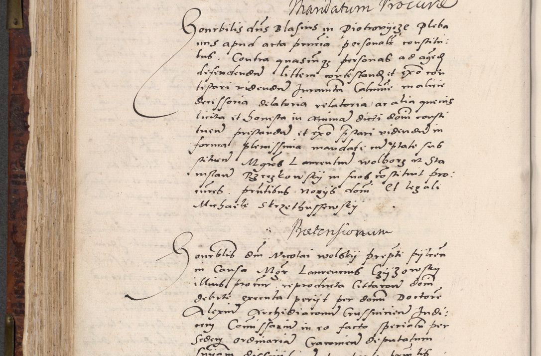 Zdjęcie nr 418 dla obiektu archiwalnego: Acta actorum causar[um sen]tenciarum tam diffinitivarum quam interlocutoriarum et obligacionum coram reverendo domino Benedicto Isdbienski cancellario Gnesnensi, cantore et vicario in spiritualibus generali Craccoviensi ad annum Domini millesimum quingentesimum quadragesimum quartum, cuius indicio est secunda, pontificatus sanctiss[imi] in Christo patris et [domi]ni nostri domini Pauli divina providencia pape tercii feliciter moderni, anno coronancionis eiusdem decimo, continuantur