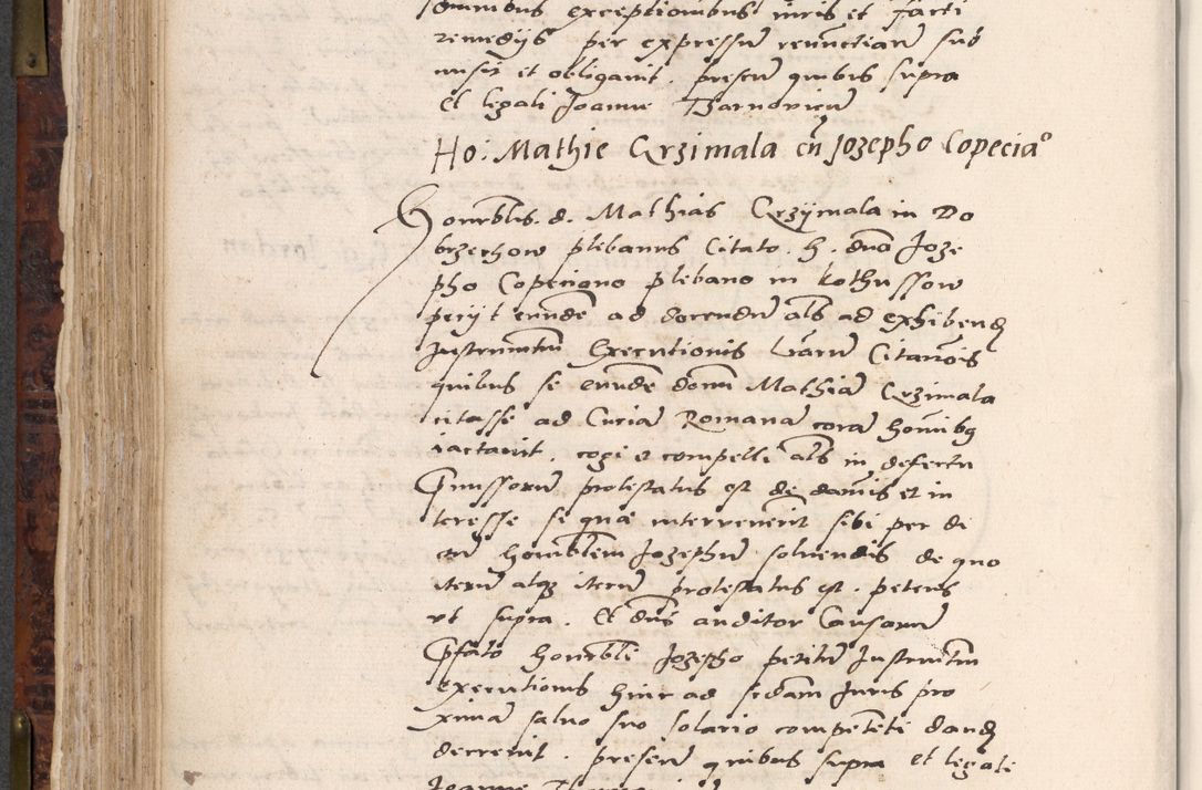 Zdjęcie nr 416 dla obiektu archiwalnego: Acta actorum causar[um sen]tenciarum tam diffinitivarum quam interlocutoriarum et obligacionum coram reverendo domino Benedicto Isdbienski cancellario Gnesnensi, cantore et vicario in spiritualibus generali Craccoviensi ad annum Domini millesimum quingentesimum quadragesimum quartum, cuius indicio est secunda, pontificatus sanctiss[imi] in Christo patris et [domi]ni nostri domini Pauli divina providencia pape tercii feliciter moderni, anno coronancionis eiusdem decimo, continuantur