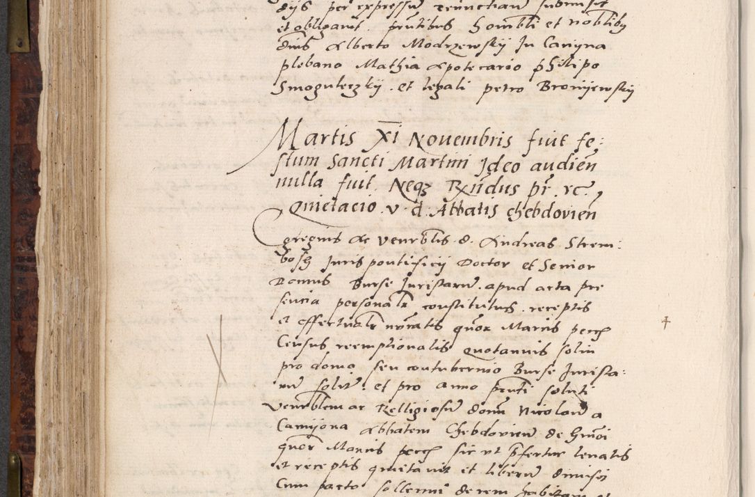 Zdjęcie nr 414 dla obiektu archiwalnego: Acta actorum causar[um sen]tenciarum tam diffinitivarum quam interlocutoriarum et obligacionum coram reverendo domino Benedicto Isdbienski cancellario Gnesnensi, cantore et vicario in spiritualibus generali Craccoviensi ad annum Domini millesimum quingentesimum quadragesimum quartum, cuius indicio est secunda, pontificatus sanctiss[imi] in Christo patris et [domi]ni nostri domini Pauli divina providencia pape tercii feliciter moderni, anno coronancionis eiusdem decimo, continuantur