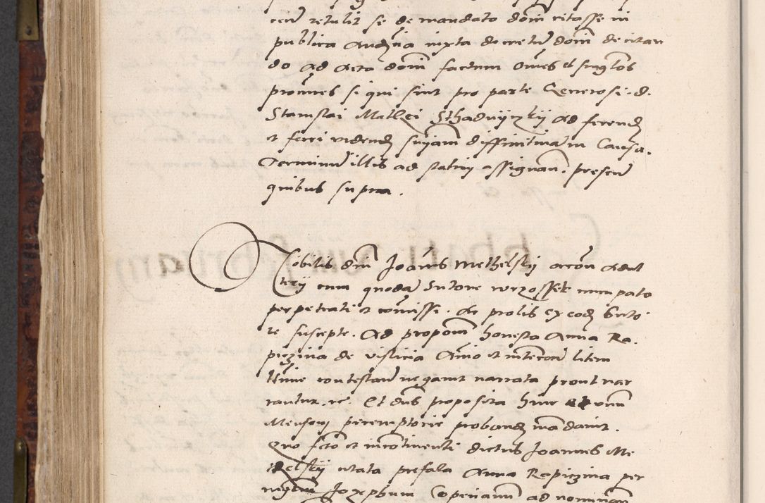 Zdjęcie nr 608 dla obiektu archiwalnego: Acta actorum causar[um sen]tenciarum tam diffinitivarum quam interlocutoriarum et obligacionum coram reverendo domino Benedicto Isdbienski cancellario Gnesnensi, cantore et vicario in spiritualibus generali Craccoviensi ad annum Domini millesimum quingentesimum quadragesimum quartum, cuius indicio est secunda, pontificatus sanctiss[imi] in Christo patris et [domi]ni nostri domini Pauli divina providencia pape tercii feliciter moderni, anno coronancionis eiusdem decimo, continuantur