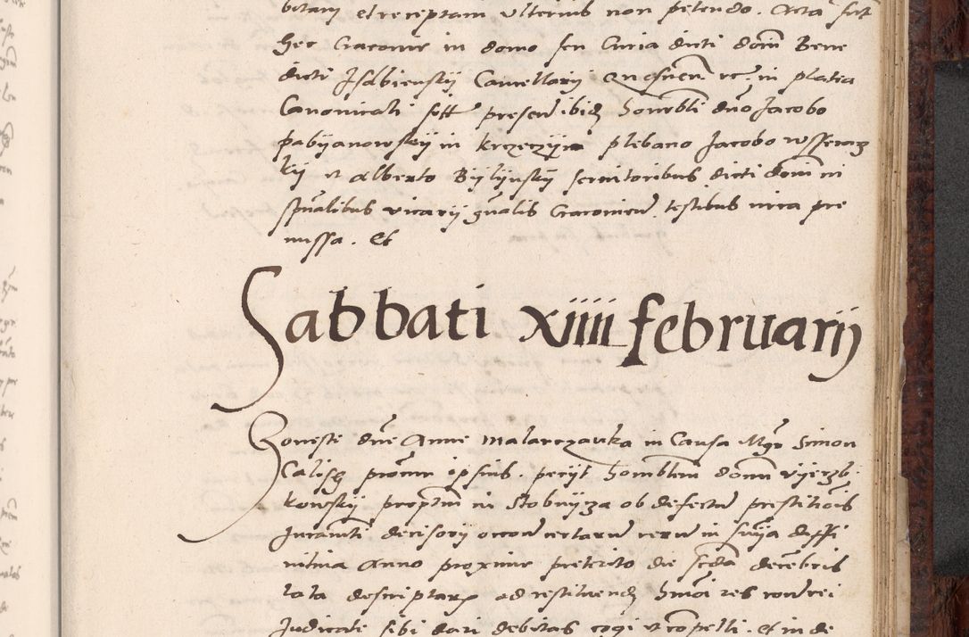 Zdjęcie nr 607 dla obiektu archiwalnego: Acta actorum causar[um sen]tenciarum tam diffinitivarum quam interlocutoriarum et obligacionum coram reverendo domino Benedicto Isdbienski cancellario Gnesnensi, cantore et vicario in spiritualibus generali Craccoviensi ad annum Domini millesimum quingentesimum quadragesimum quartum, cuius indicio est secunda, pontificatus sanctiss[imi] in Christo patris et [domi]ni nostri domini Pauli divina providencia pape tercii feliciter moderni, anno coronancionis eiusdem decimo, continuantur
