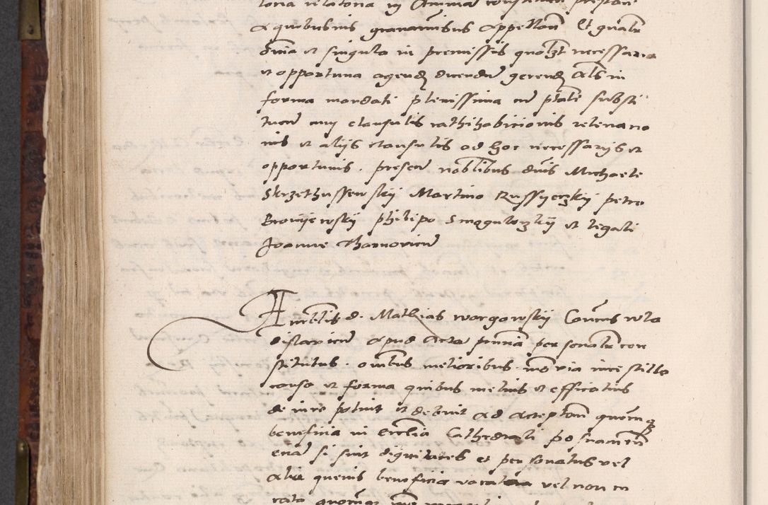 Zdjęcie nr 604 dla obiektu archiwalnego: Acta actorum causar[um sen]tenciarum tam diffinitivarum quam interlocutoriarum et obligacionum coram reverendo domino Benedicto Isdbienski cancellario Gnesnensi, cantore et vicario in spiritualibus generali Craccoviensi ad annum Domini millesimum quingentesimum quadragesimum quartum, cuius indicio est secunda, pontificatus sanctiss[imi] in Christo patris et [domi]ni nostri domini Pauli divina providencia pape tercii feliciter moderni, anno coronancionis eiusdem decimo, continuantur