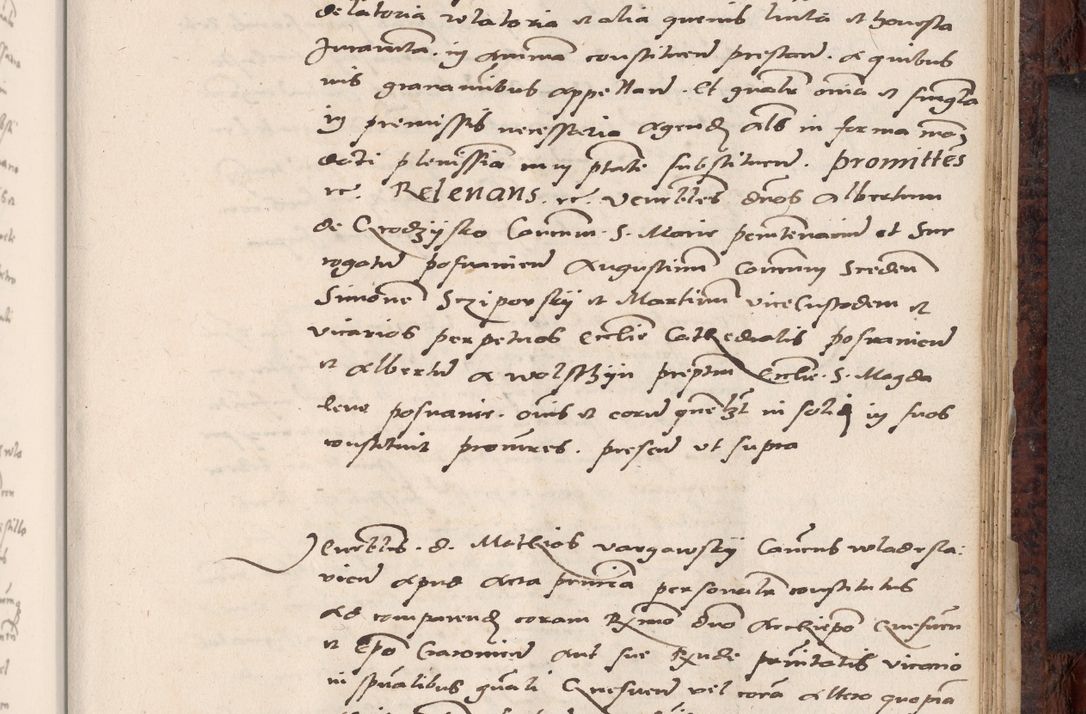 Zdjęcie nr 605 dla obiektu archiwalnego: Acta actorum causar[um sen]tenciarum tam diffinitivarum quam interlocutoriarum et obligacionum coram reverendo domino Benedicto Isdbienski cancellario Gnesnensi, cantore et vicario in spiritualibus generali Craccoviensi ad annum Domini millesimum quingentesimum quadragesimum quartum, cuius indicio est secunda, pontificatus sanctiss[imi] in Christo patris et [domi]ni nostri domini Pauli divina providencia pape tercii feliciter moderni, anno coronancionis eiusdem decimo, continuantur