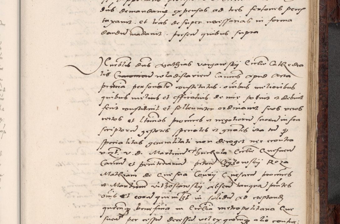 Zdjęcie nr 603 dla obiektu archiwalnego: Acta actorum causar[um sen]tenciarum tam diffinitivarum quam interlocutoriarum et obligacionum coram reverendo domino Benedicto Isdbienski cancellario Gnesnensi, cantore et vicario in spiritualibus generali Craccoviensi ad annum Domini millesimum quingentesimum quadragesimum quartum, cuius indicio est secunda, pontificatus sanctiss[imi] in Christo patris et [domi]ni nostri domini Pauli divina providencia pape tercii feliciter moderni, anno coronancionis eiusdem decimo, continuantur