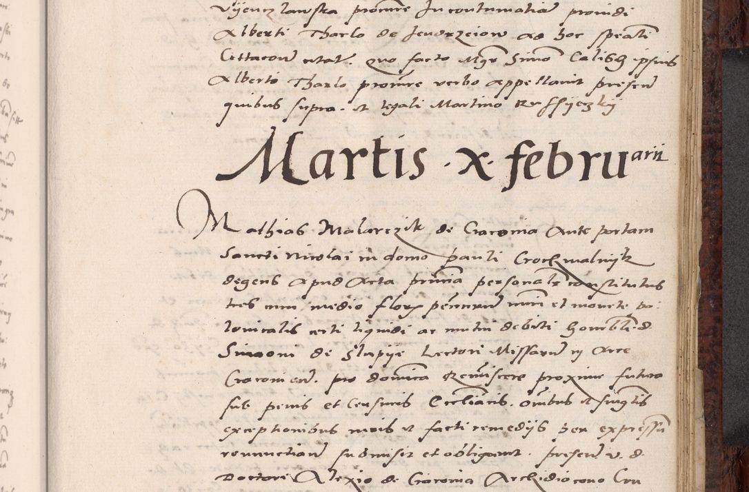 Zdjęcie nr 597 dla obiektu archiwalnego: Acta actorum causar[um sen]tenciarum tam diffinitivarum quam interlocutoriarum et obligacionum coram reverendo domino Benedicto Isdbienski cancellario Gnesnensi, cantore et vicario in spiritualibus generali Craccoviensi ad annum Domini millesimum quingentesimum quadragesimum quartum, cuius indicio est secunda, pontificatus sanctiss[imi] in Christo patris et [domi]ni nostri domini Pauli divina providencia pape tercii feliciter moderni, anno coronancionis eiusdem decimo, continuantur