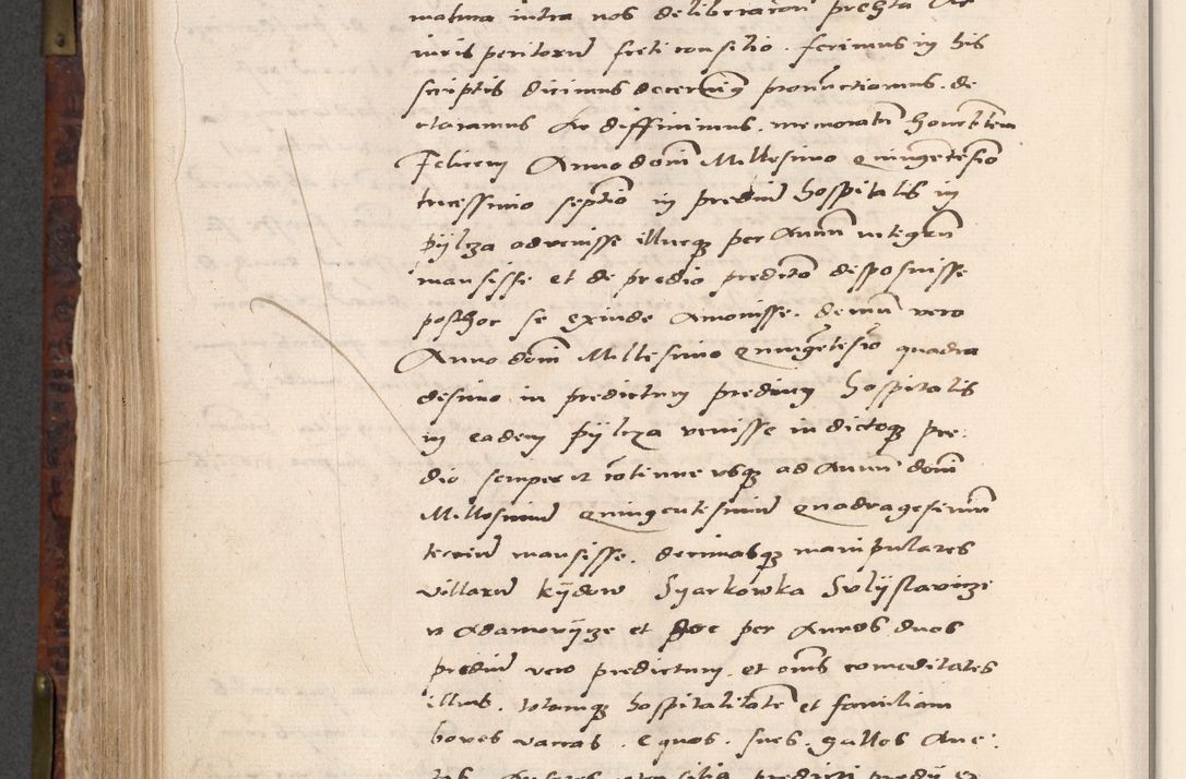 Zdjęcie nr 592 dla obiektu archiwalnego: Acta actorum causar[um sen]tenciarum tam diffinitivarum quam interlocutoriarum et obligacionum coram reverendo domino Benedicto Isdbienski cancellario Gnesnensi, cantore et vicario in spiritualibus generali Craccoviensi ad annum Domini millesimum quingentesimum quadragesimum quartum, cuius indicio est secunda, pontificatus sanctiss[imi] in Christo patris et [domi]ni nostri domini Pauli divina providencia pape tercii feliciter moderni, anno coronancionis eiusdem decimo, continuantur