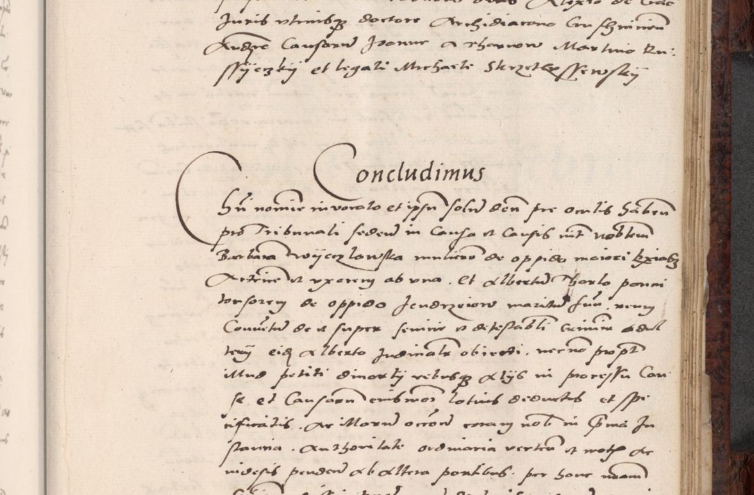 Zdjęcie nr 595 dla obiektu archiwalnego: Acta actorum causar[um sen]tenciarum tam diffinitivarum quam interlocutoriarum et obligacionum coram reverendo domino Benedicto Isdbienski cancellario Gnesnensi, cantore et vicario in spiritualibus generali Craccoviensi ad annum Domini millesimum quingentesimum quadragesimum quartum, cuius indicio est secunda, pontificatus sanctiss[imi] in Christo patris et [domi]ni nostri domini Pauli divina providencia pape tercii feliciter moderni, anno coronancionis eiusdem decimo, continuantur