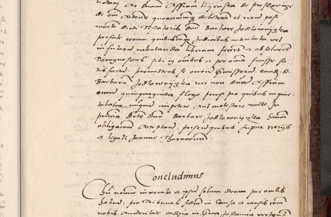 Zdjęcie nr 591 dla obiektu archiwalnego: Acta actorum causar[um sen]tenciarum tam diffinitivarum quam interlocutoriarum et obligacionum coram reverendo domino Benedicto Isdbienski cancellario Gnesnensi, cantore et vicario in spiritualibus generali Craccoviensi ad annum Domini millesimum quingentesimum quadragesimum quartum, cuius indicio est secunda, pontificatus sanctiss[imi] in Christo patris et [domi]ni nostri domini Pauli divina providencia pape tercii feliciter moderni, anno coronancionis eiusdem decimo, continuantur