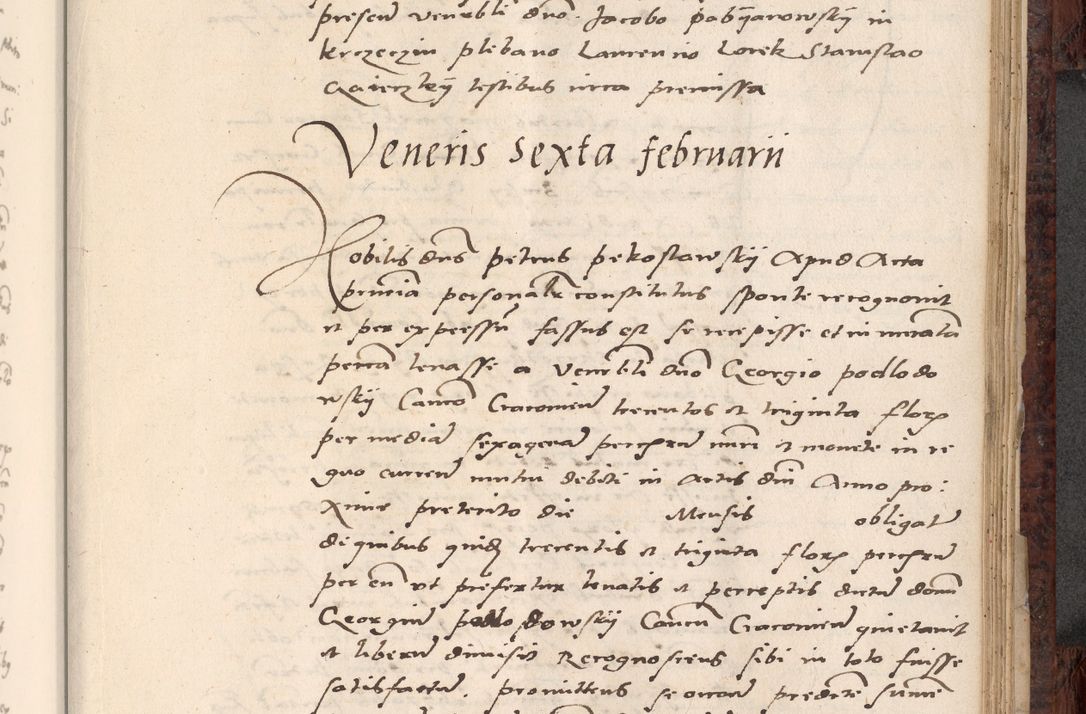 Zdjęcie nr 587 dla obiektu archiwalnego: Acta actorum causar[um sen]tenciarum tam diffinitivarum quam interlocutoriarum et obligacionum coram reverendo domino Benedicto Isdbienski cancellario Gnesnensi, cantore et vicario in spiritualibus generali Craccoviensi ad annum Domini millesimum quingentesimum quadragesimum quartum, cuius indicio est secunda, pontificatus sanctiss[imi] in Christo patris et [domi]ni nostri domini Pauli divina providencia pape tercii feliciter moderni, anno coronancionis eiusdem decimo, continuantur