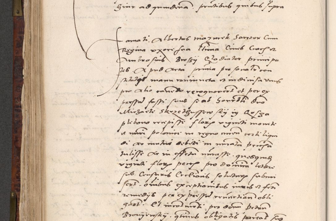 Zdjęcie nr 588 dla obiektu archiwalnego: Acta actorum causar[um sen]tenciarum tam diffinitivarum quam interlocutoriarum et obligacionum coram reverendo domino Benedicto Isdbienski cancellario Gnesnensi, cantore et vicario in spiritualibus generali Craccoviensi ad annum Domini millesimum quingentesimum quadragesimum quartum, cuius indicio est secunda, pontificatus sanctiss[imi] in Christo patris et [domi]ni nostri domini Pauli divina providencia pape tercii feliciter moderni, anno coronancionis eiusdem decimo, continuantur