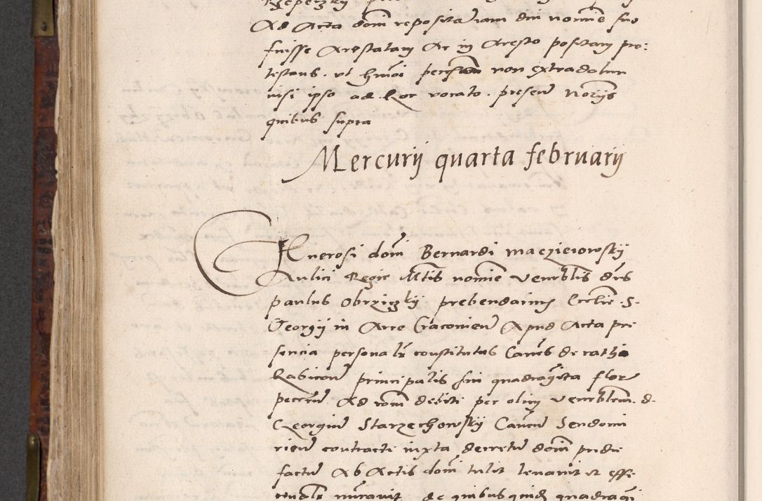 Zdjęcie nr 580 dla obiektu archiwalnego: Acta actorum causar[um sen]tenciarum tam diffinitivarum quam interlocutoriarum et obligacionum coram reverendo domino Benedicto Isdbienski cancellario Gnesnensi, cantore et vicario in spiritualibus generali Craccoviensi ad annum Domini millesimum quingentesimum quadragesimum quartum, cuius indicio est secunda, pontificatus sanctiss[imi] in Christo patris et [domi]ni nostri domini Pauli divina providencia pape tercii feliciter moderni, anno coronancionis eiusdem decimo, continuantur
