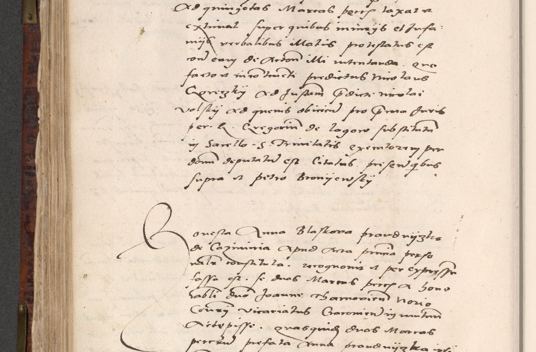 Zdjęcie nr 584 dla obiektu archiwalnego: Acta actorum causar[um sen]tenciarum tam diffinitivarum quam interlocutoriarum et obligacionum coram reverendo domino Benedicto Isdbienski cancellario Gnesnensi, cantore et vicario in spiritualibus generali Craccoviensi ad annum Domini millesimum quingentesimum quadragesimum quartum, cuius indicio est secunda, pontificatus sanctiss[imi] in Christo patris et [domi]ni nostri domini Pauli divina providencia pape tercii feliciter moderni, anno coronancionis eiusdem decimo, continuantur