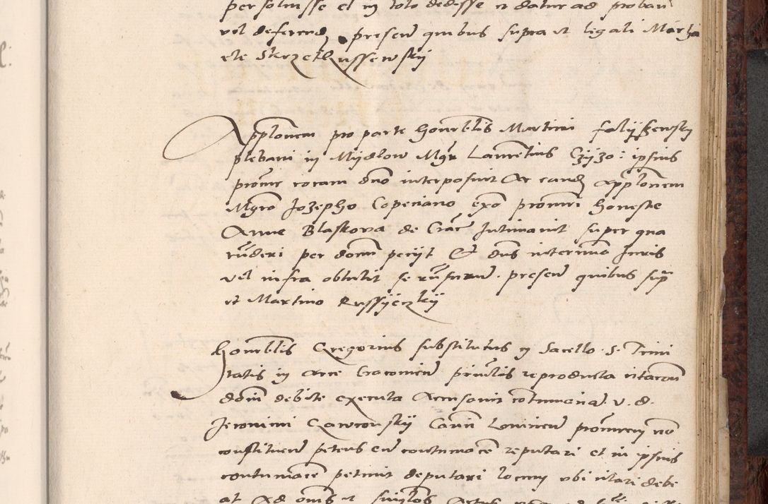 Zdjęcie nr 583 dla obiektu archiwalnego: Acta actorum causar[um sen]tenciarum tam diffinitivarum quam interlocutoriarum et obligacionum coram reverendo domino Benedicto Isdbienski cancellario Gnesnensi, cantore et vicario in spiritualibus generali Craccoviensi ad annum Domini millesimum quingentesimum quadragesimum quartum, cuius indicio est secunda, pontificatus sanctiss[imi] in Christo patris et [domi]ni nostri domini Pauli divina providencia pape tercii feliciter moderni, anno coronancionis eiusdem decimo, continuantur