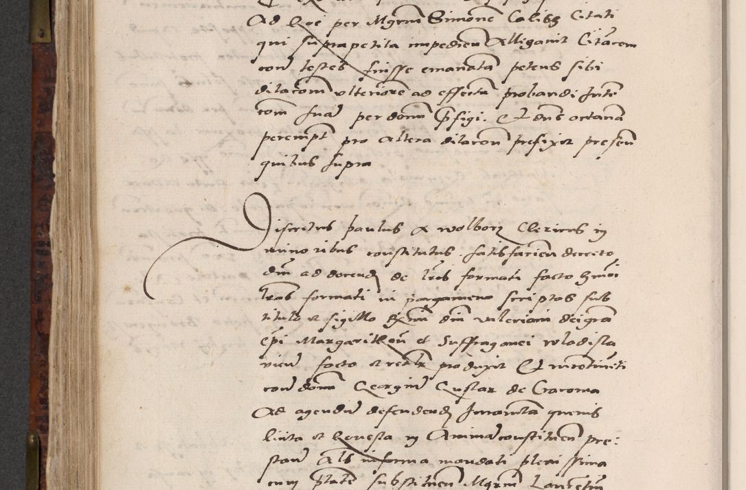 Zdjęcie nr 578 dla obiektu archiwalnego: Acta actorum causar[um sen]tenciarum tam diffinitivarum quam interlocutoriarum et obligacionum coram reverendo domino Benedicto Isdbienski cancellario Gnesnensi, cantore et vicario in spiritualibus generali Craccoviensi ad annum Domini millesimum quingentesimum quadragesimum quartum, cuius indicio est secunda, pontificatus sanctiss[imi] in Christo patris et [domi]ni nostri domini Pauli divina providencia pape tercii feliciter moderni, anno coronancionis eiusdem decimo, continuantur