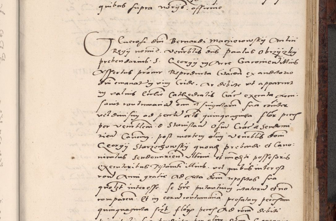 Zdjęcie nr 579 dla obiektu archiwalnego: Acta actorum causar[um sen]tenciarum tam diffinitivarum quam interlocutoriarum et obligacionum coram reverendo domino Benedicto Isdbienski cancellario Gnesnensi, cantore et vicario in spiritualibus generali Craccoviensi ad annum Domini millesimum quingentesimum quadragesimum quartum, cuius indicio est secunda, pontificatus sanctiss[imi] in Christo patris et [domi]ni nostri domini Pauli divina providencia pape tercii feliciter moderni, anno coronancionis eiusdem decimo, continuantur