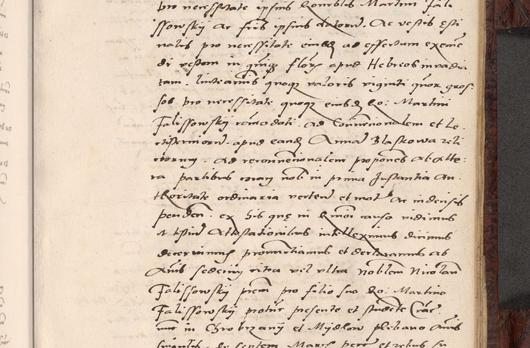 Zdjęcie nr 575 dla obiektu archiwalnego: Acta actorum causar[um sen]tenciarum tam diffinitivarum quam interlocutoriarum et obligacionum coram reverendo domino Benedicto Isdbienski cancellario Gnesnensi, cantore et vicario in spiritualibus generali Craccoviensi ad annum Domini millesimum quingentesimum quadragesimum quartum, cuius indicio est secunda, pontificatus sanctiss[imi] in Christo patris et [domi]ni nostri domini Pauli divina providencia pape tercii feliciter moderni, anno coronancionis eiusdem decimo, continuantur