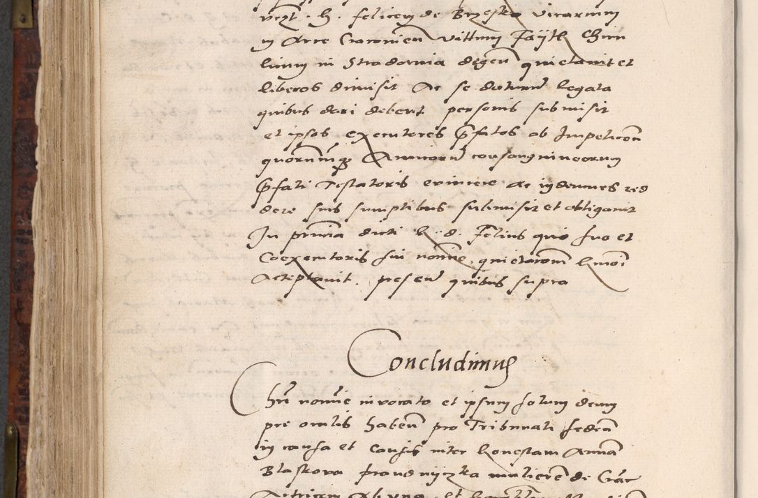 Zdjęcie nr 574 dla obiektu archiwalnego: Acta actorum causar[um sen]tenciarum tam diffinitivarum quam interlocutoriarum et obligacionum coram reverendo domino Benedicto Isdbienski cancellario Gnesnensi, cantore et vicario in spiritualibus generali Craccoviensi ad annum Domini millesimum quingentesimum quadragesimum quartum, cuius indicio est secunda, pontificatus sanctiss[imi] in Christo patris et [domi]ni nostri domini Pauli divina providencia pape tercii feliciter moderni, anno coronancionis eiusdem decimo, continuantur