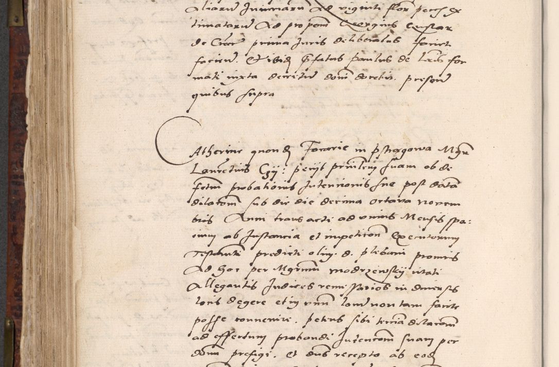 Zdjęcie nr 572 dla obiektu archiwalnego: Acta actorum causar[um sen]tenciarum tam diffinitivarum quam interlocutoriarum et obligacionum coram reverendo domino Benedicto Isdbienski cancellario Gnesnensi, cantore et vicario in spiritualibus generali Craccoviensi ad annum Domini millesimum quingentesimum quadragesimum quartum, cuius indicio est secunda, pontificatus sanctiss[imi] in Christo patris et [domi]ni nostri domini Pauli divina providencia pape tercii feliciter moderni, anno coronancionis eiusdem decimo, continuantur