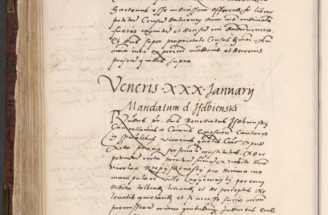 Zdjęcie nr 568 dla obiektu archiwalnego: Acta actorum causar[um sen]tenciarum tam diffinitivarum quam interlocutoriarum et obligacionum coram reverendo domino Benedicto Isdbienski cancellario Gnesnensi, cantore et vicario in spiritualibus generali Craccoviensi ad annum Domini millesimum quingentesimum quadragesimum quartum, cuius indicio est secunda, pontificatus sanctiss[imi] in Christo patris et [domi]ni nostri domini Pauli divina providencia pape tercii feliciter moderni, anno coronancionis eiusdem decimo, continuantur