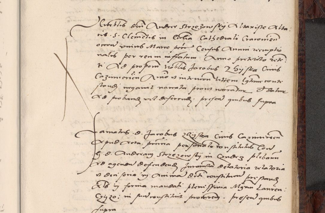 Zdjęcie nr 567 dla obiektu archiwalnego: Acta actorum causar[um sen]tenciarum tam diffinitivarum quam interlocutoriarum et obligacionum coram reverendo domino Benedicto Isdbienski cancellario Gnesnensi, cantore et vicario in spiritualibus generali Craccoviensi ad annum Domini millesimum quingentesimum quadragesimum quartum, cuius indicio est secunda, pontificatus sanctiss[imi] in Christo patris et [domi]ni nostri domini Pauli divina providencia pape tercii feliciter moderni, anno coronancionis eiusdem decimo, continuantur