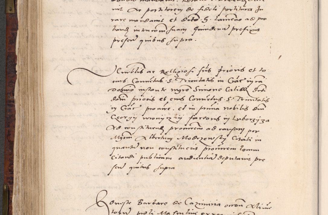 Zdjęcie nr 566 dla obiektu archiwalnego: Acta actorum causar[um sen]tenciarum tam diffinitivarum quam interlocutoriarum et obligacionum coram reverendo domino Benedicto Isdbienski cancellario Gnesnensi, cantore et vicario in spiritualibus generali Craccoviensi ad annum Domini millesimum quingentesimum quadragesimum quartum, cuius indicio est secunda, pontificatus sanctiss[imi] in Christo patris et [domi]ni nostri domini Pauli divina providencia pape tercii feliciter moderni, anno coronancionis eiusdem decimo, continuantur