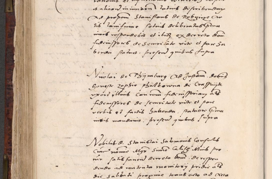 Zdjęcie nr 562 dla obiektu archiwalnego: Acta actorum causar[um sen]tenciarum tam diffinitivarum quam interlocutoriarum et obligacionum coram reverendo domino Benedicto Isdbienski cancellario Gnesnensi, cantore et vicario in spiritualibus generali Craccoviensi ad annum Domini millesimum quingentesimum quadragesimum quartum, cuius indicio est secunda, pontificatus sanctiss[imi] in Christo patris et [domi]ni nostri domini Pauli divina providencia pape tercii feliciter moderni, anno coronancionis eiusdem decimo, continuantur