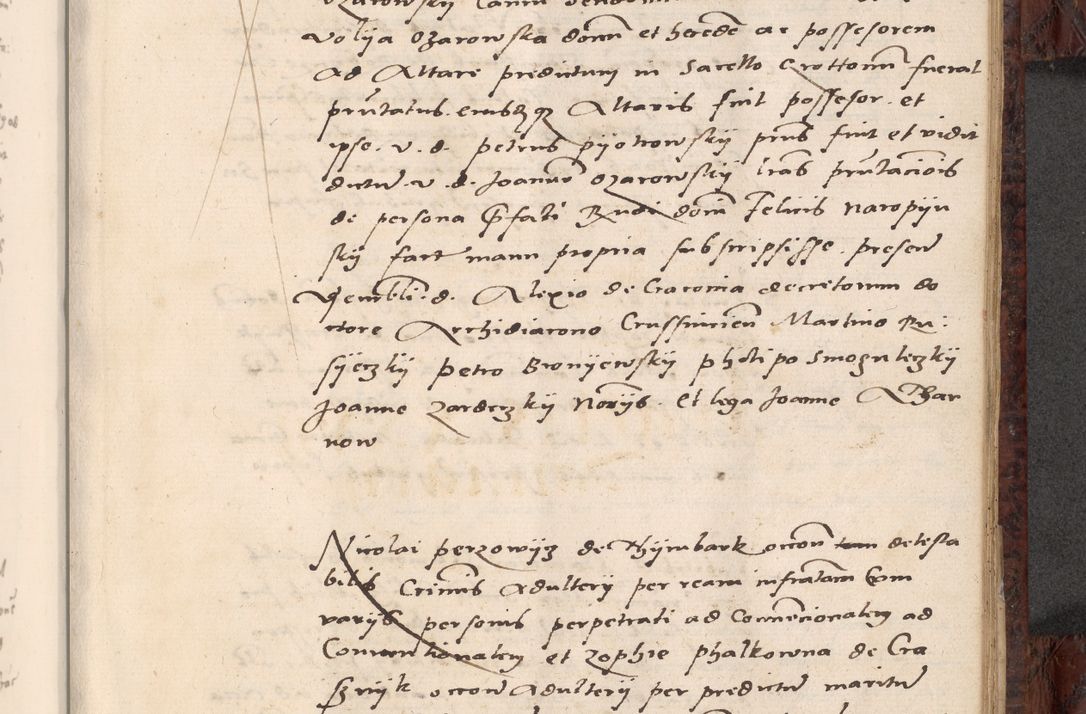 Zdjęcie nr 561 dla obiektu archiwalnego: Acta actorum causar[um sen]tenciarum tam diffinitivarum quam interlocutoriarum et obligacionum coram reverendo domino Benedicto Isdbienski cancellario Gnesnensi, cantore et vicario in spiritualibus generali Craccoviensi ad annum Domini millesimum quingentesimum quadragesimum quartum, cuius indicio est secunda, pontificatus sanctiss[imi] in Christo patris et [domi]ni nostri domini Pauli divina providencia pape tercii feliciter moderni, anno coronancionis eiusdem decimo, continuantur