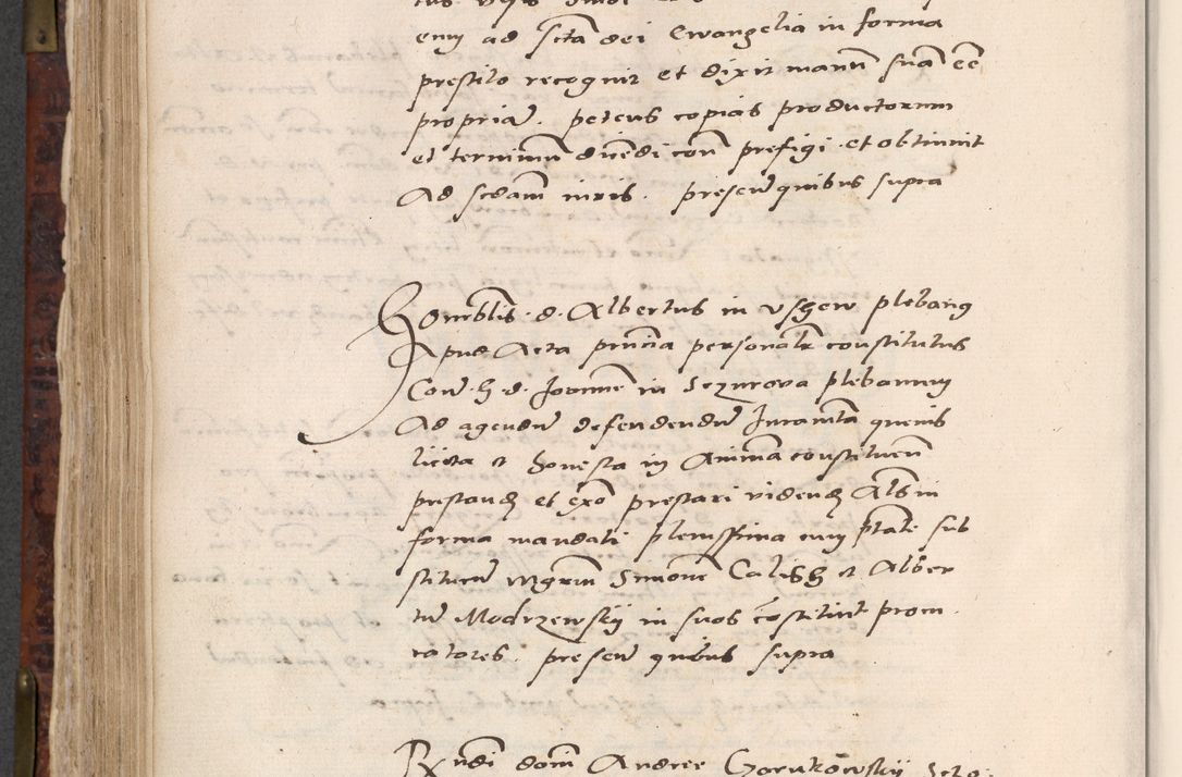 Zdjęcie nr 556 dla obiektu archiwalnego: Acta actorum causar[um sen]tenciarum tam diffinitivarum quam interlocutoriarum et obligacionum coram reverendo domino Benedicto Isdbienski cancellario Gnesnensi, cantore et vicario in spiritualibus generali Craccoviensi ad annum Domini millesimum quingentesimum quadragesimum quartum, cuius indicio est secunda, pontificatus sanctiss[imi] in Christo patris et [domi]ni nostri domini Pauli divina providencia pape tercii feliciter moderni, anno coronancionis eiusdem decimo, continuantur