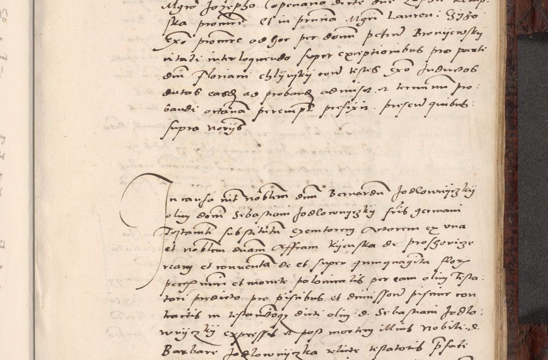 Zdjęcie nr 557 dla obiektu archiwalnego: Acta actorum causar[um sen]tenciarum tam diffinitivarum quam interlocutoriarum et obligacionum coram reverendo domino Benedicto Isdbienski cancellario Gnesnensi, cantore et vicario in spiritualibus generali Craccoviensi ad annum Domini millesimum quingentesimum quadragesimum quartum, cuius indicio est secunda, pontificatus sanctiss[imi] in Christo patris et [domi]ni nostri domini Pauli divina providencia pape tercii feliciter moderni, anno coronancionis eiusdem decimo, continuantur