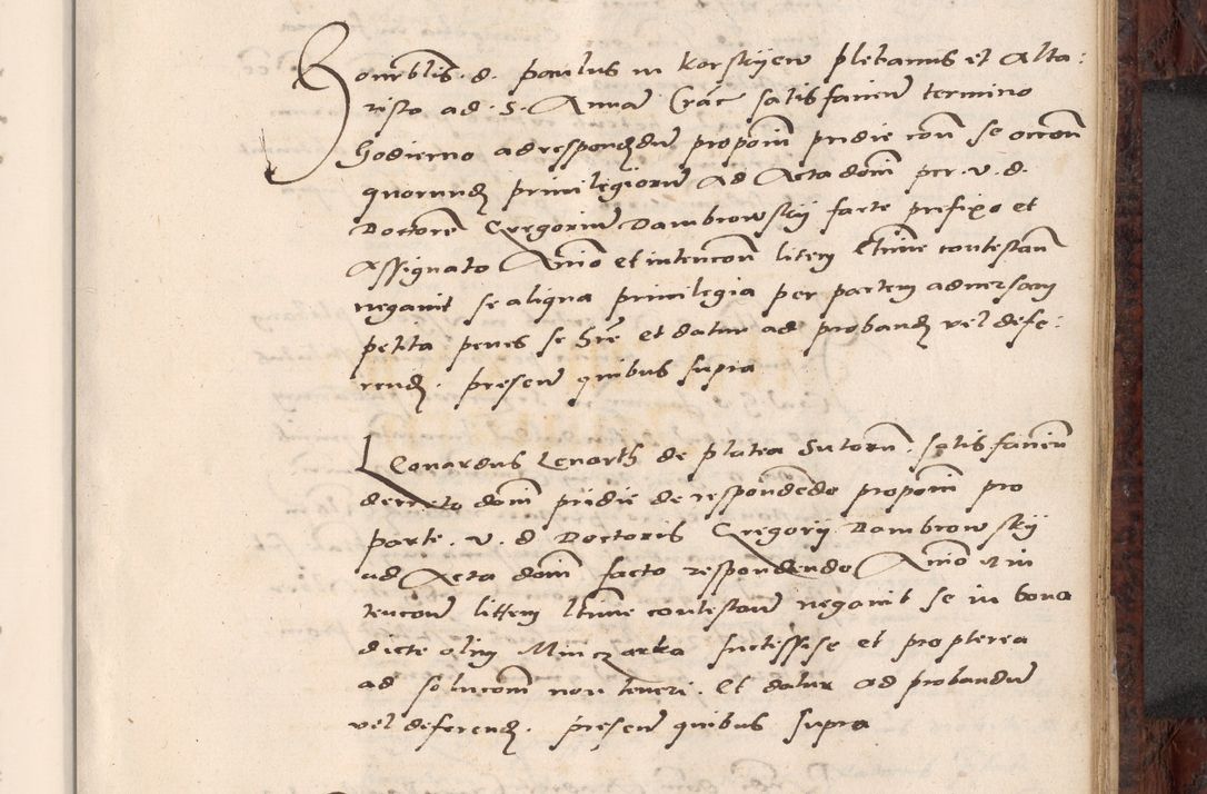 Zdjęcie nr 555 dla obiektu archiwalnego: Acta actorum causar[um sen]tenciarum tam diffinitivarum quam interlocutoriarum et obligacionum coram reverendo domino Benedicto Isdbienski cancellario Gnesnensi, cantore et vicario in spiritualibus generali Craccoviensi ad annum Domini millesimum quingentesimum quadragesimum quartum, cuius indicio est secunda, pontificatus sanctiss[imi] in Christo patris et [domi]ni nostri domini Pauli divina providencia pape tercii feliciter moderni, anno coronancionis eiusdem decimo, continuantur