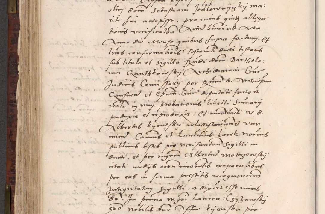 Zdjęcie nr 550 dla obiektu archiwalnego: Acta actorum causar[um sen]tenciarum tam diffinitivarum quam interlocutoriarum et obligacionum coram reverendo domino Benedicto Isdbienski cancellario Gnesnensi, cantore et vicario in spiritualibus generali Craccoviensi ad annum Domini millesimum quingentesimum quadragesimum quartum, cuius indicio est secunda, pontificatus sanctiss[imi] in Christo patris et [domi]ni nostri domini Pauli divina providencia pape tercii feliciter moderni, anno coronancionis eiusdem decimo, continuantur