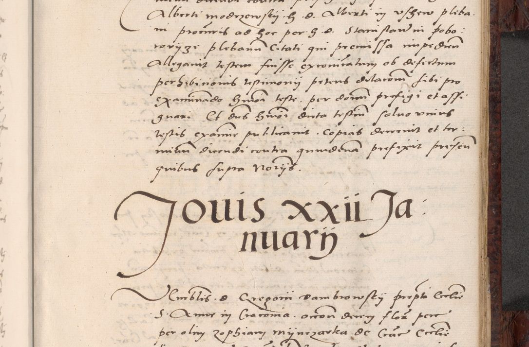 Zdjęcie nr 551 dla obiektu archiwalnego: Acta actorum causar[um sen]tenciarum tam diffinitivarum quam interlocutoriarum et obligacionum coram reverendo domino Benedicto Isdbienski cancellario Gnesnensi, cantore et vicario in spiritualibus generali Craccoviensi ad annum Domini millesimum quingentesimum quadragesimum quartum, cuius indicio est secunda, pontificatus sanctiss[imi] in Christo patris et [domi]ni nostri domini Pauli divina providencia pape tercii feliciter moderni, anno coronancionis eiusdem decimo, continuantur