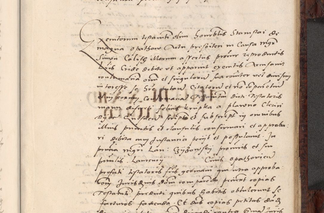 Zdjęcie nr 553 dla obiektu archiwalnego: Acta actorum causar[um sen]tenciarum tam diffinitivarum quam interlocutoriarum et obligacionum coram reverendo domino Benedicto Isdbienski cancellario Gnesnensi, cantore et vicario in spiritualibus generali Craccoviensi ad annum Domini millesimum quingentesimum quadragesimum quartum, cuius indicio est secunda, pontificatus sanctiss[imi] in Christo patris et [domi]ni nostri domini Pauli divina providencia pape tercii feliciter moderni, anno coronancionis eiusdem decimo, continuantur