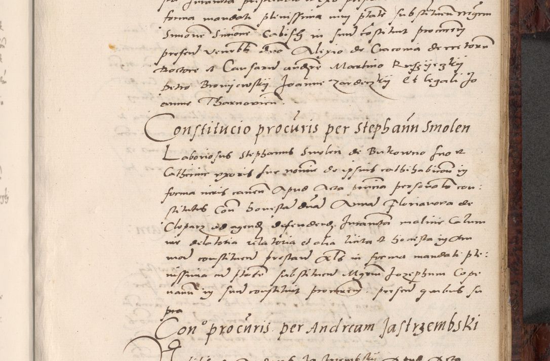 Zdjęcie nr 547 dla obiektu archiwalnego: Acta actorum causar[um sen]tenciarum tam diffinitivarum quam interlocutoriarum et obligacionum coram reverendo domino Benedicto Isdbienski cancellario Gnesnensi, cantore et vicario in spiritualibus generali Craccoviensi ad annum Domini millesimum quingentesimum quadragesimum quartum, cuius indicio est secunda, pontificatus sanctiss[imi] in Christo patris et [domi]ni nostri domini Pauli divina providencia pape tercii feliciter moderni, anno coronancionis eiusdem decimo, continuantur