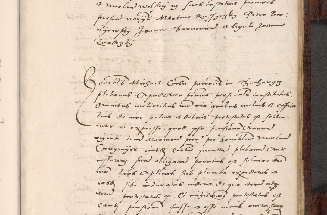 Zdjęcie nr 537 dla obiektu archiwalnego: Acta actorum causar[um sen]tenciarum tam diffinitivarum quam interlocutoriarum et obligacionum coram reverendo domino Benedicto Isdbienski cancellario Gnesnensi, cantore et vicario in spiritualibus generali Craccoviensi ad annum Domini millesimum quingentesimum quadragesimum quartum, cuius indicio est secunda, pontificatus sanctiss[imi] in Christo patris et [domi]ni nostri domini Pauli divina providencia pape tercii feliciter moderni, anno coronancionis eiusdem decimo, continuantur