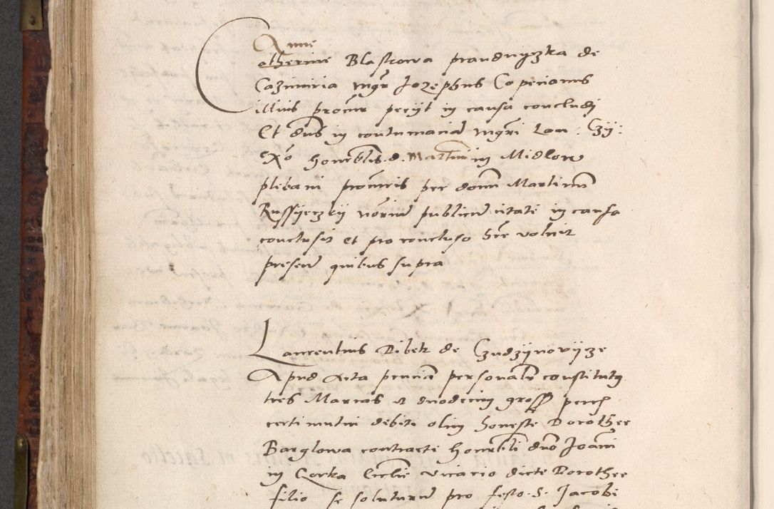 Zdjęcie nr 534 dla obiektu archiwalnego: Acta actorum causar[um sen]tenciarum tam diffinitivarum quam interlocutoriarum et obligacionum coram reverendo domino Benedicto Isdbienski cancellario Gnesnensi, cantore et vicario in spiritualibus generali Craccoviensi ad annum Domini millesimum quingentesimum quadragesimum quartum, cuius indicio est secunda, pontificatus sanctiss[imi] in Christo patris et [domi]ni nostri domini Pauli divina providencia pape tercii feliciter moderni, anno coronancionis eiusdem decimo, continuantur