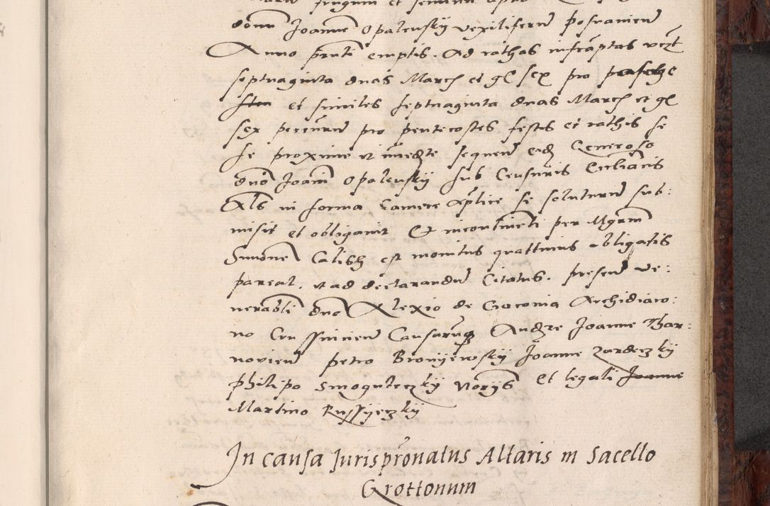 Zdjęcie nr 533 dla obiektu archiwalnego: Acta actorum causar[um sen]tenciarum tam diffinitivarum quam interlocutoriarum et obligacionum coram reverendo domino Benedicto Isdbienski cancellario Gnesnensi, cantore et vicario in spiritualibus generali Craccoviensi ad annum Domini millesimum quingentesimum quadragesimum quartum, cuius indicio est secunda, pontificatus sanctiss[imi] in Christo patris et [domi]ni nostri domini Pauli divina providencia pape tercii feliciter moderni, anno coronancionis eiusdem decimo, continuantur